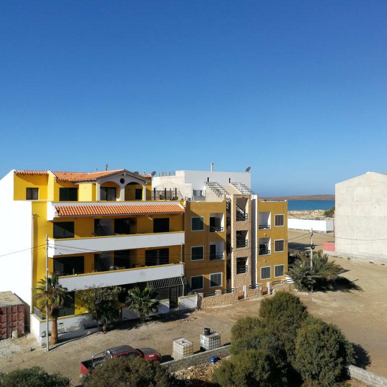 Apartment building of fishing holidays and trips Cape Verde